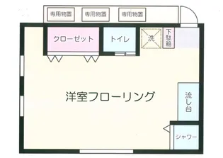 Tガーデン神楽坂II【2階】の間取り