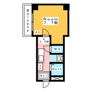 原田ビル【3階】の間取り