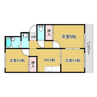 カーサ・リーゾ【2階】の間取り