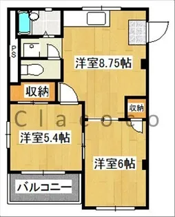 INAビル【3階】の間取り