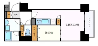 プレサンス広小路通 葵【3階】の間取り