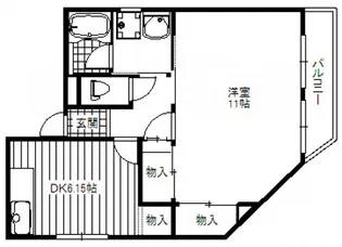 RSビル【4階】の間取り