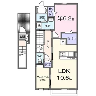 セレノ コリーナ【2階】の間取り