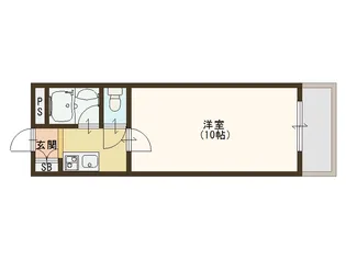 大阪府大阪市住之江区西住之江3【マンション】の間取り