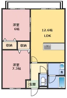 グランハイム【1階】の間取り