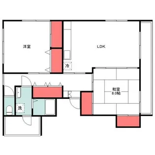 第二中村ビル【2階】の間取り