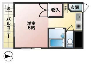 サンローズ大森【3階】の間取り