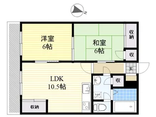 TKパレス【3階】の間取り
