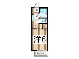 ソフィアトモ【2階】の間取り