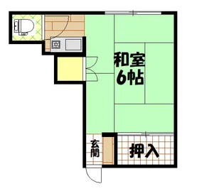常盤荘【2階】の間取り