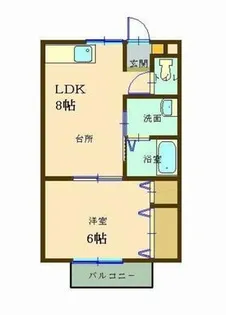 メゾンド693【2階】の間取り