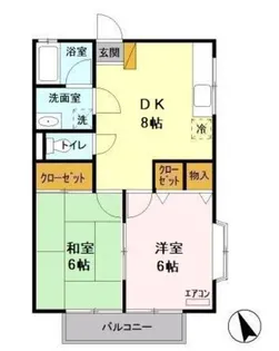 ブライトハイツ【1階】の間取り