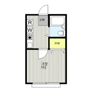 1Kの間取り画像