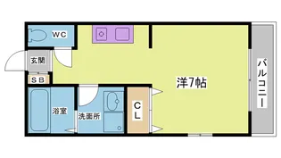 ドミール北鈴【1階】の間取り