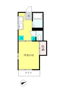 ピアハイツ【1階】の間取り