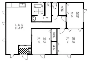 ハイツクレア(Crea)【2階】の間取り