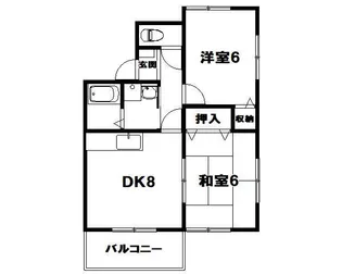 東京都青梅市今寺4【アパート】の間取り