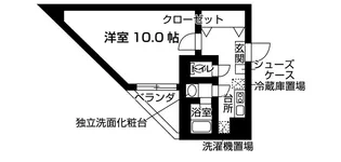 新百合グリーンビル【3階】の間取り