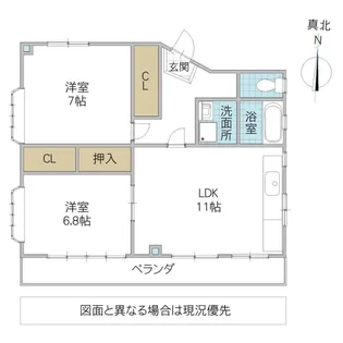 日高コーポ【3階】の間取り
