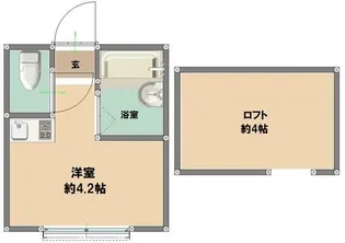 フラワーキャッスル【2階】の間取り