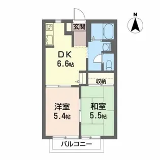 ヴォルテール A【1階】の間取り