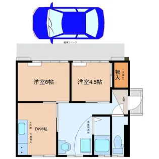 栃木県真岡市熊倉町【一戸建】の間取り