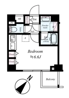 ブライズ東雪谷アジールコート【3階】の間取り