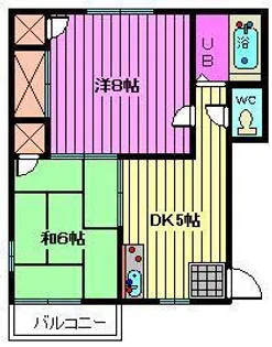 ビューコート【1階】の間取り