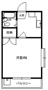 メゾンマンサード【4階】の間取り