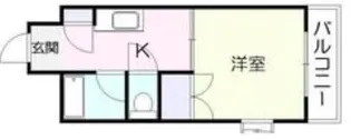 1Kの間取り画像