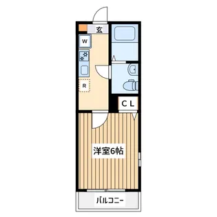 アザーレ・キュリオス宮崎台【3階】の間取り