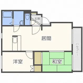 ネスト連理【1階】の間取り