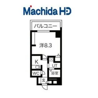 1Kの間取り画像