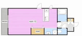 ビリーヴヒルズ【2階】の間取り