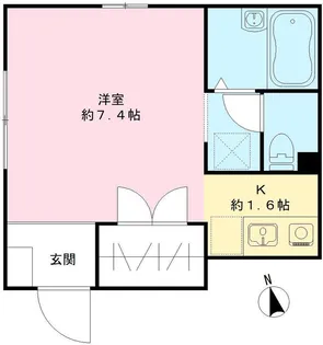 東京都新宿区北新宿3【アパート】の間取り