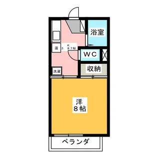 エスポワール B棟【1階】の間取り