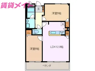 トレンティーノ【3階】の間取り