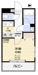 ルピナス清川【3階】の間取り
