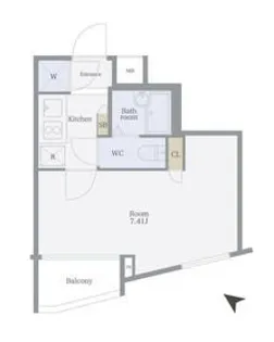 ビバリーホームズ久が原II【1階】の間取り