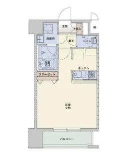 ヴィアーレ八幡3丁目【6階】の間取り