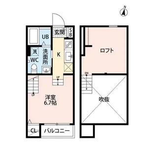 福岡県福岡市早良区賀茂2【アパート】の間取り