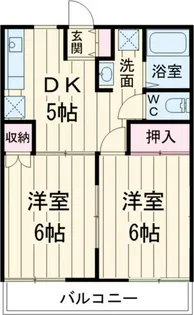 藤ガーデン【1階】の間取り