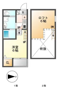 LALA FLAT ATSUTA KIRITOCHOU【1階】の間取り