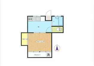 細井コーポ【2階】の間取り