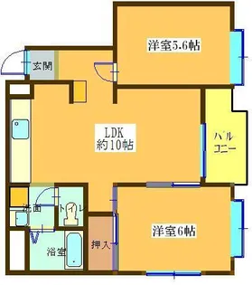 サンコーポ平塚【2階】の間取り