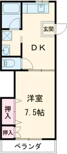メイプルヒル【1階】の間取り