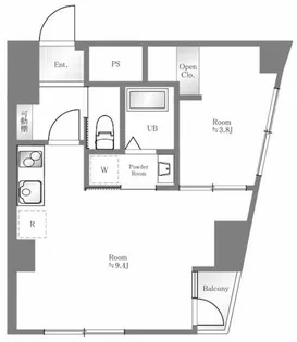 セントヒルズ清水橋【3階】の間取り