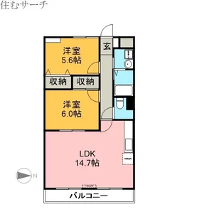 embellir【2階】の間取り