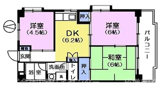 篠ハイツ【2階】の間取り