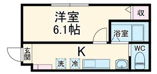 アイコート鎌ケ谷【1階】の間取り
